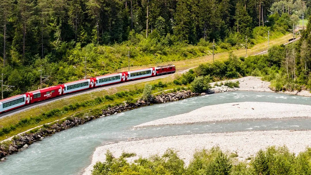 Swiss Glacier Express, the Bernina Red Train & Mediterranean Cruising By Princess Cruises